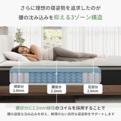 【特価❗️】腰痛対策　クイーンサイズ　マットレス　の画像