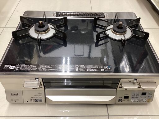 【6ヶ月保証】 LPガステーブル　Rinnai　RTE65VACB-GL