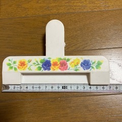 【新品】花柄  クリップ　マグネット付きの画像