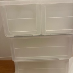無料　衣装ケース　大小2つずつ