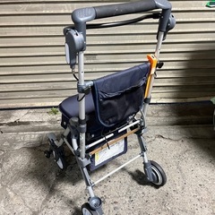 シルバーカー キャリースルーン BOX ネイビー 動作確認済 折りたたみ可能 割と美品です！ 中古品 ④の画像