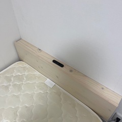 (商談中) 美品　マットレスつきシングルベッドの画像