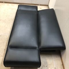 決まりました合皮レザーソファ　ソファーベッド　2人　2P　0908-5の画像
