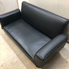 決まりました合皮レザーソファ　ソファーベッド　2人　2P　0908-5の画像