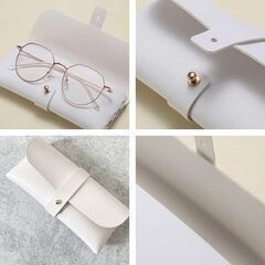 レザー調メガネケース（新品）の画像