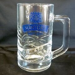 ☆SUNTORY DRAFT BEER ビアジョッキ ビールジョッキ 6点セット BJ50 サントリー 500ml 中ジョッキ 酒器 札幌 北20条店の画像