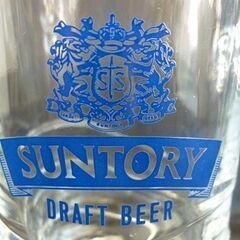 ☆SUNTORY DRAFT BEER ビアジョッキ ビールジョッキ 6点セット BJ50 サントリー 500ml 中ジョッキ 酒器 札幌 北20条店の画像
