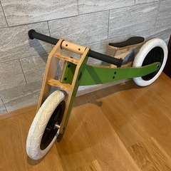 【美品】wishbone ウィッシュボーン　バイク　木製二輪車・...