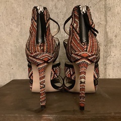 ZARA BASIC ザラ ベーシック サンダル  used サイズ37  ヒール8.5センチ程度の画像