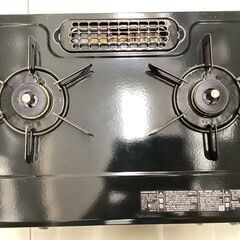 【6ヶ月保証】 都市ガステーブル　Rinnai　KSR563BKRの画像