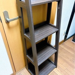 【受け渡し決まりました】4段の木製棚の画像