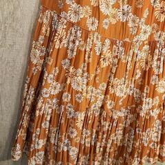 【🌟お譲り先決定】🌸美品🌸【UNIQLO×PAUL&JOE】 ♥スカート （M） ティアードボリュームフレアスカート 和柄 総柄の画像