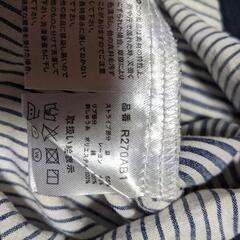 ストライプ　コットンシャツ　M　　44番の画像