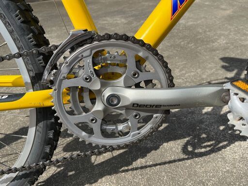 MTB マウンテンバイク　ディスクブレーキ　タイヤ新品同様　速度計付き