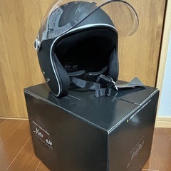 Moto Baseジェットタイプヘルメット　マッドブラック