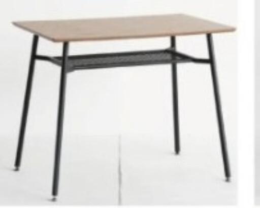 【-9/15】ダイニングテーブル オーク材 天板 幅90 奥行60 高さ72 棚付き anthem Dining Table S ナチュラル NA