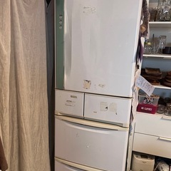 【無料】Panasonic National 冷蔵庫（405L 右開き）NR-E411A-H ノンフロン冷蔵庫の画像
