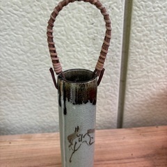 一輪挿し。相馬焼
