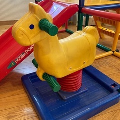 子供用　ジャングルジム滑り台の画像