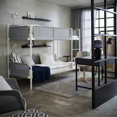 IKEA2段ベッド・マットレスの画像