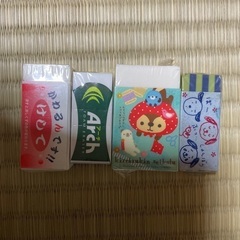 消しゴム　新品　未使用　未開封　4個　おまとめ　セット