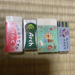消しゴム　新品　未使用　未開封　4個　おまとめ　セットの画像