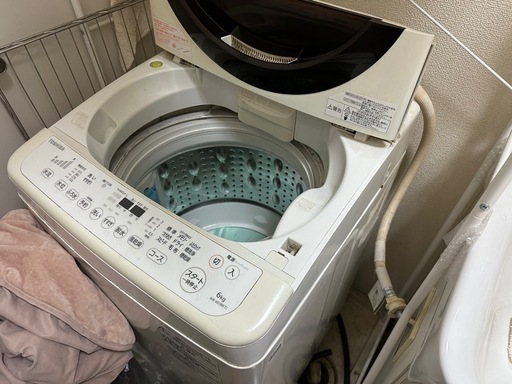 希望者多数、順番待ち 東芝 洗濯機 6kg