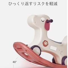 わんちゃんの木馬 1-5歳子ども乗り物おもちゃ 足蹴り車兼用 (ミントグリーン)の画像