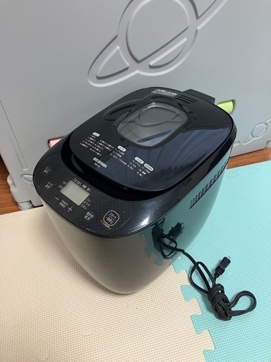 ホームベーカリー 2斤 アイリスオーヤマ パン 手作りパン タイマー付き 食パン 餅つき機 焼き色調整 ジャム ピザ IBM-020-B