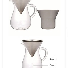 【値下げ】KINTO　コーヒーサーバー　カラフェ　スローコーヒースタイルの画像