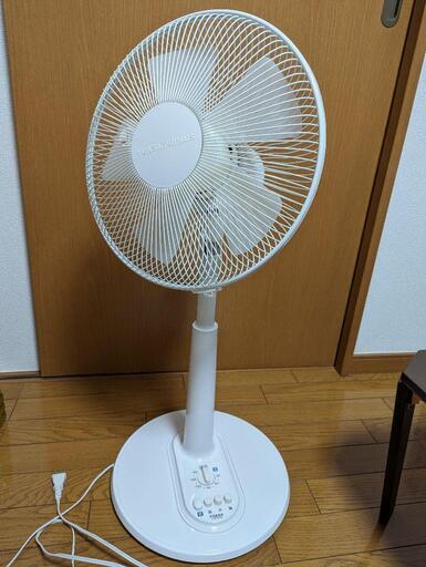 扇風機 ユアサプライムス YT-3016Y(W) ボタン式