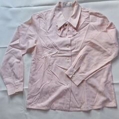 Shaooale オフィス制服 事務服 ピンクブラウス 長袖 9号