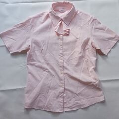 SELERY オフィス制服 事務服 ピンクブラウス リボン付き ...