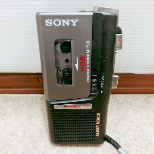 SONY マイクロカセットレコーダー M-729