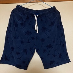 メンズ　セットアップ　紺色　半袖　Lサイズの画像