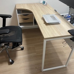 パソコンデスク　pcデスク　北欧　多機能　学習机としても