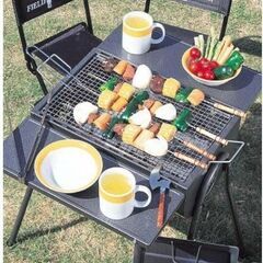 【新品】 BBQ コンロ  イス4脚付 セットの画像