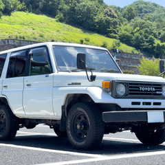 【車検更新済みR7.11.28まで】ランドクルーザー70　77 HZJ77 ランクルの画像