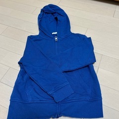 【GU】ブルーパーカー　110センチ