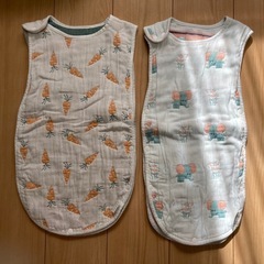 （バラ売り可）スリーパー　ガーゼ　2サイズ各2枚のセットの画像