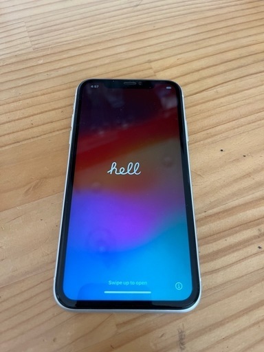iPhone XR 64G simロック解除済動きますが、ジャンク品