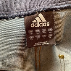 adidas 　3ラインデニムパンツの画像