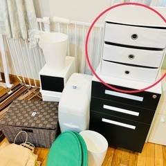IKEA　FLARRA　フラッラミニチェスト（引き出し×3）