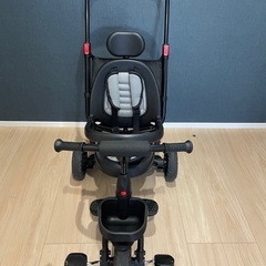 子供用三輪車　折りたたみ　かじとり　手押し棒　 おしゃれ　4in1　 BTM 1歳 2歳　3歳 自転車 おもちゃ 乗用玩具 幼児用 キッズバイクの画像