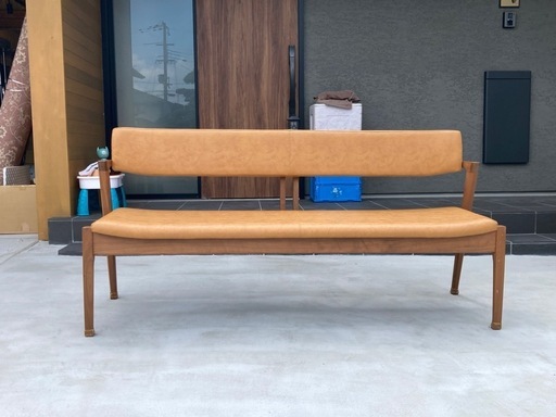 富士ファニチア　koti 背付3Pベンチ　リビング　ベンチシート　椅子