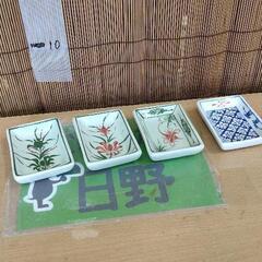 0909-017 ベトナム バッチャン焼き　お皿　4枚