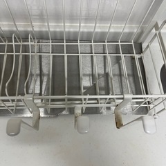 水切りラック シンク上 2段 スリム 水切りかごの画像