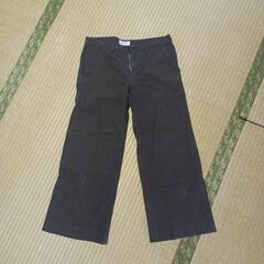 引渡先決定 8分丈Mサイズ茶色🤎の薄手パンツ