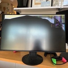 液晶割れ　モニター　EIZO 
