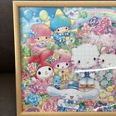 美原店　完成品　パズル　サンリオ　キティ　ダニエル　ポチャッコ　ポムポムプリン　キキララ　マイメロ　ぼんぼんりぼんの画像